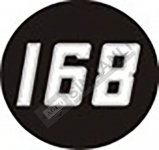 Round Sticker Mf 168